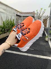 Prada Rush Gabardine Re-Nylon Sneakers Orange - 6