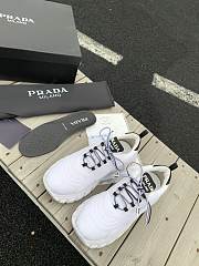 Prada Rush Gabardine Re-Nylon Sneakers White - 6