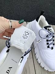 Prada Rush Gabardine Re-Nylon Sneakers White - 5