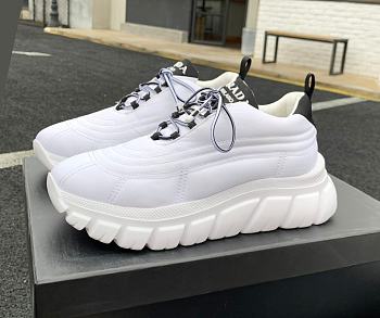 Prada Rush Gabardine Re-Nylon Sneakers White