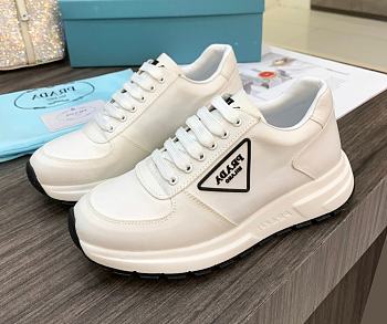 Prada Prax 01 Re-Nylon Gabardine Sneakers White
