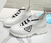 Prada Knit Sneakers White - 1