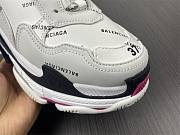 Balenciaga Triple S Sneaker Allover White Pink 524039 W2FA4 9155 - 5
