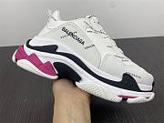 Balenciaga Triple S Sneaker Allover White Pink 524039 W2FA4 9155 - 2