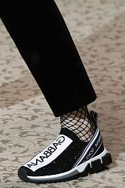 Dolce & Gabbana Sorrento Slip-on Sneakers Black CK1644AZ144 - 6