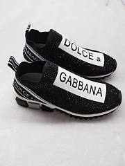 Dolce & Gabbana Sorrento Slip-on Sneakers Black CK1644AZ144 - 5