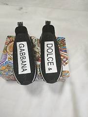 Dolce & Gabbana Sorrento Slip-on Sneakers Black CK1644AZ144 - 3