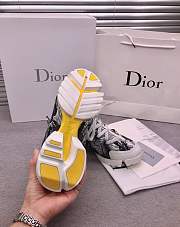 Dior D-Connect Sneaker White and Black Butterfly Motif - 5