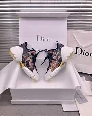 Dior D-Connect Sneaker White and Red Butterfly Motif - 5