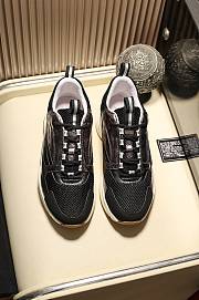 Dior B22 Sneaker Black Technical Mesh Patent - 6