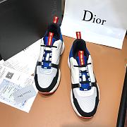 Dior B22 Sneaker Blue and White Technical Mesh - 4