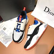 Dior B22 Sneaker Blue and White Technical Mesh - 2