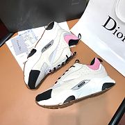 Dior B22 Sneaker Pink and White Technical Mesh 3SN231YKB_H069 - 6