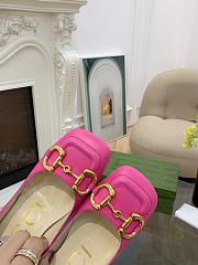Gucci Women's Ballet Flat with Horsebit Pink - 5