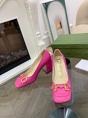 Gucci Women's Ballet Flat with Horsebit Pink - 3