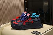 Off-White Odsy-1000 Black Red with Blue Shoeslaces - 1