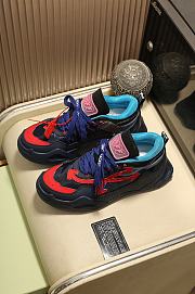 Off-White Odsy-1000 Black Red with Blue Shoeslaces - 4
