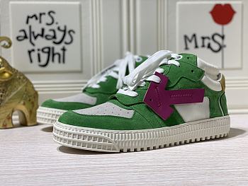 Off-White Green Low-Top Off-Court 3.0 Sneakers