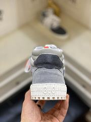 Off-White Grey Blue Low-Top Off-Court 3.0 Sneakers - 6
