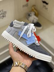 Off-White Grey Blue Low-Top Off-Court 3.0 Sneakers - 3
