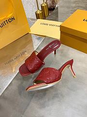 Louis Vuitton Revival Mule Cherry - 4