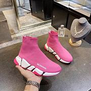 Balenciaga Speed 2.0 Sneakers Dark Pink - 3