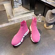 Balenciaga Speed 2.0 Sneakers Dark Pink - 2
