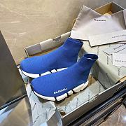 Balenciaga Speed 2.0 Sneakers White Blue - 6