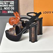 Louis Vuitton Since 1854 Podium Platform Sandal Brown - 2