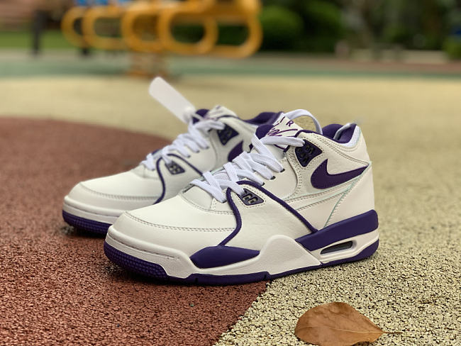 Nike Air Flight 89 White Court Purple - CN0050-101 - 1