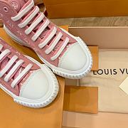 LV SQUAD SNEAKER PINK BOOT - 3