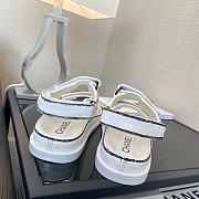 Chanel Dad Sandals leather sandal White - 3
