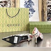 Gucci x Balenciaga The Hacker Project Knife pump Flora Print 676558 UL300 8446 - 4