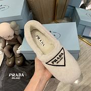 Prada fur shoes - White - 5