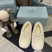 Prada fur shoes - White 01 - 1