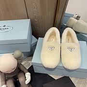 Prada fur shoes - White 01 - 2