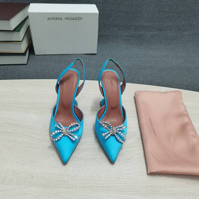 Amina Muaddi high heels Blue - 1