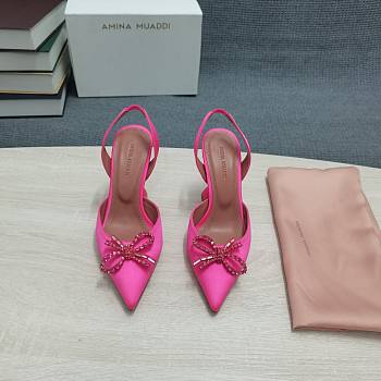 Amina Muaddi high heels Pink