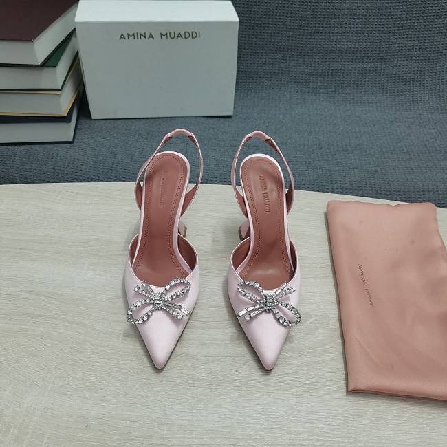 Amina Muaddi high heels Light Pink - 1
