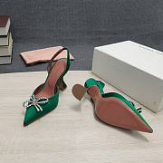 Amina Muaddi high heels Jade Green - 5