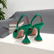 Amina Muaddi high heels Jade Green - 3