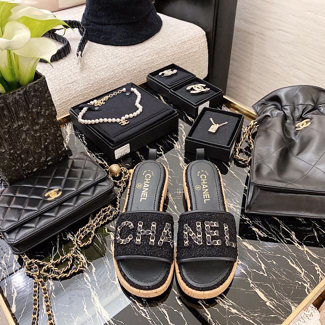 Chanel Sandals Black - 01 - 1