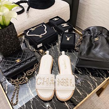 Chanel Sandals White - 01