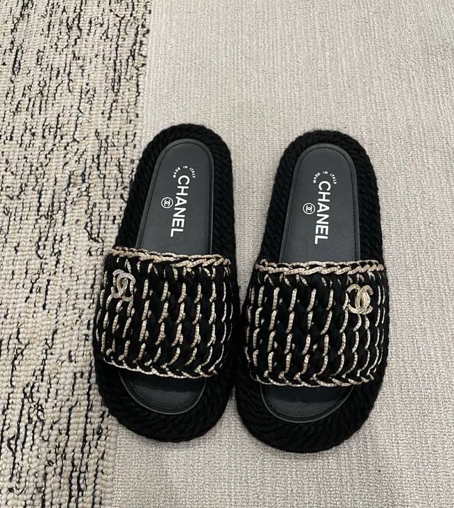 Chanel Sandals Black - 02 - 1