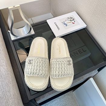 Chanel Sandals White - 02
