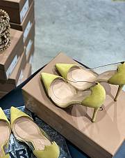 Gianvito Rossi transparent yellow high heels - 6