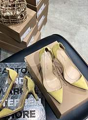Gianvito Rossi transparent yellow high heels - 3
