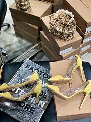 Gianvito Rossi transparent yellow high heels - 2