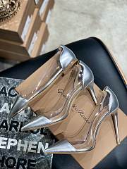 Gianvito Rossi transparent silver high heels - 6