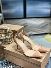 Gianvito Rossi transparent nude high heels - 1